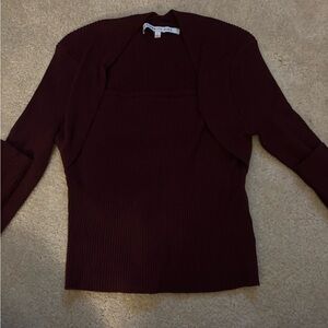 Maroon sweater